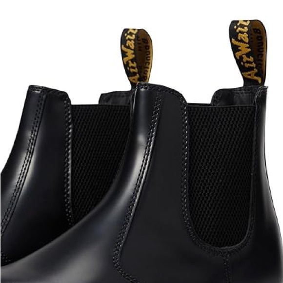 Dr Martens 2976 Quad Platform Chelsea Boots Womens 11 Mens 10 Black Leather New - Picture 4 of 12